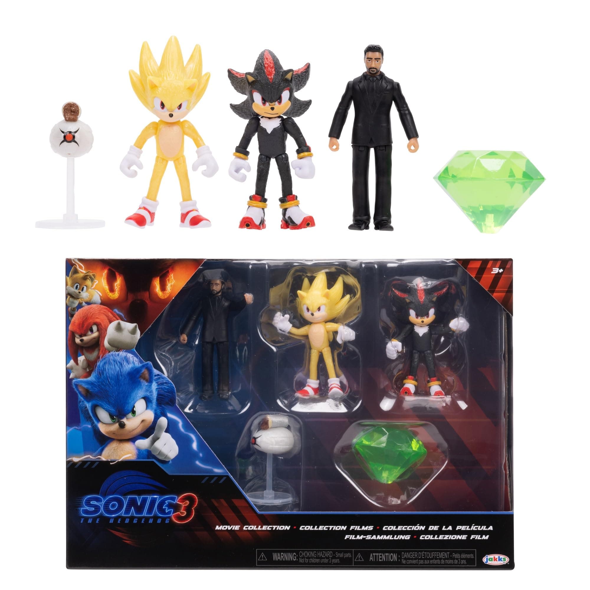 Sonic 3 Movie ActionFigures Multi-Pack 2.5" Figure from Wave 2