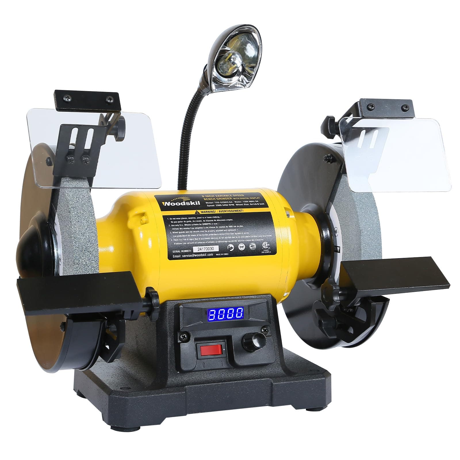 Woodskil8inch Variable Speed Bench Grinder