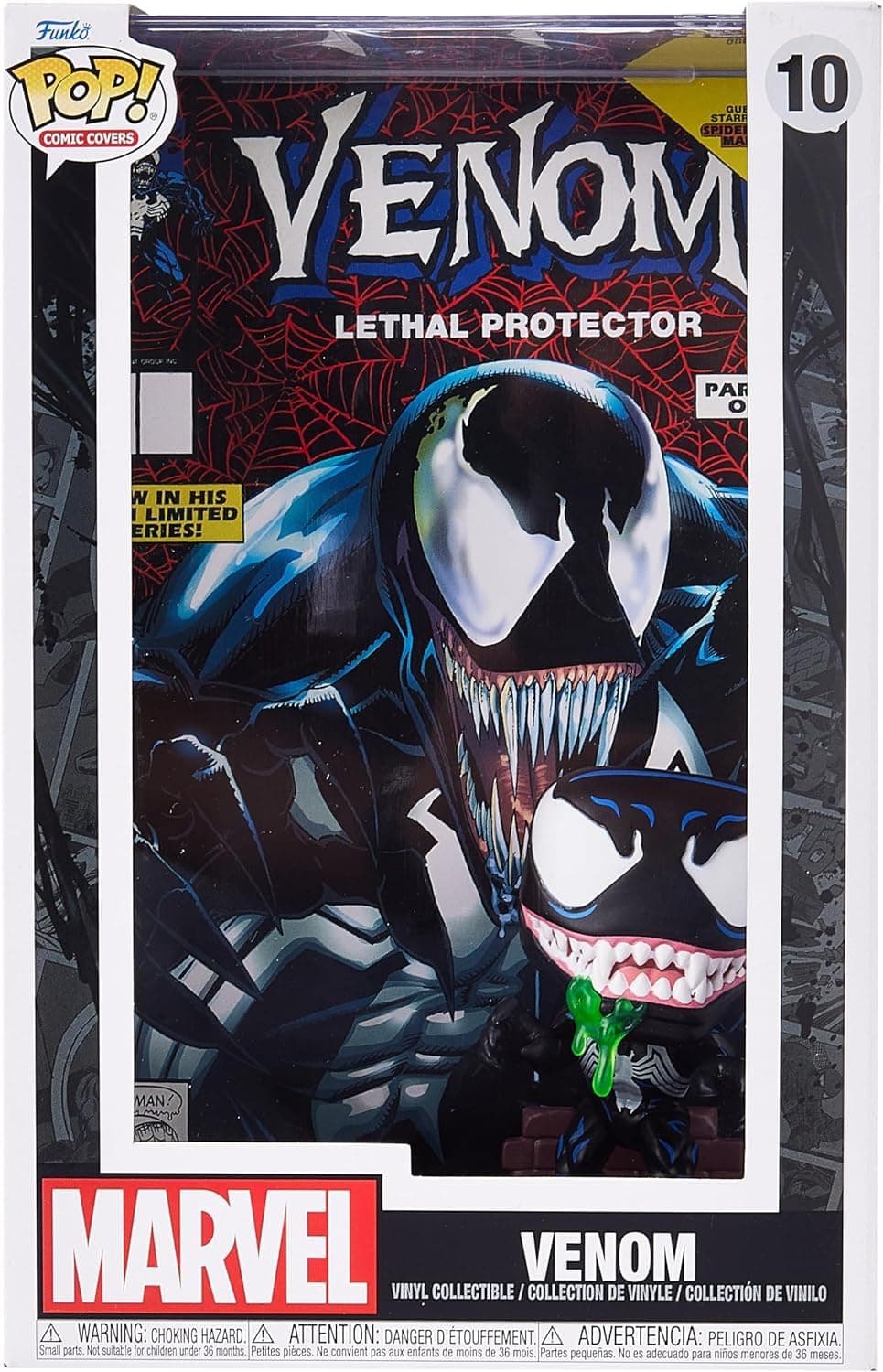 Pop! Comic Cover: Marvel Venom Lethal Protector Previews Exclusive Vinyl Figure