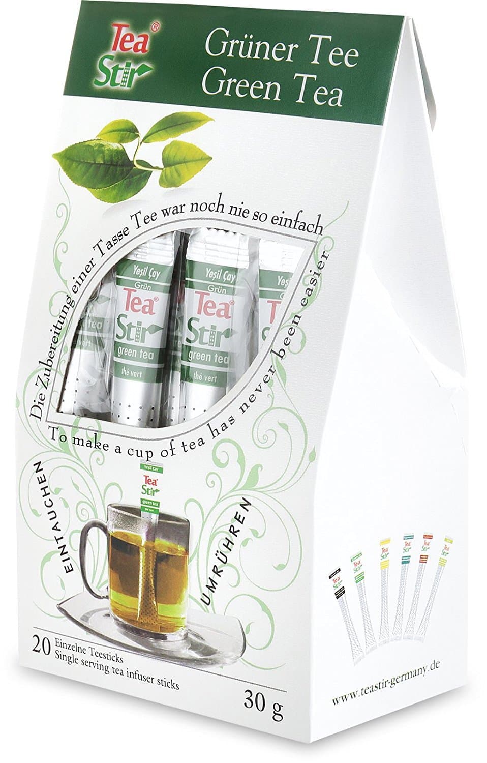 Tea Stir Green Tea 20 Teabag - Sticks