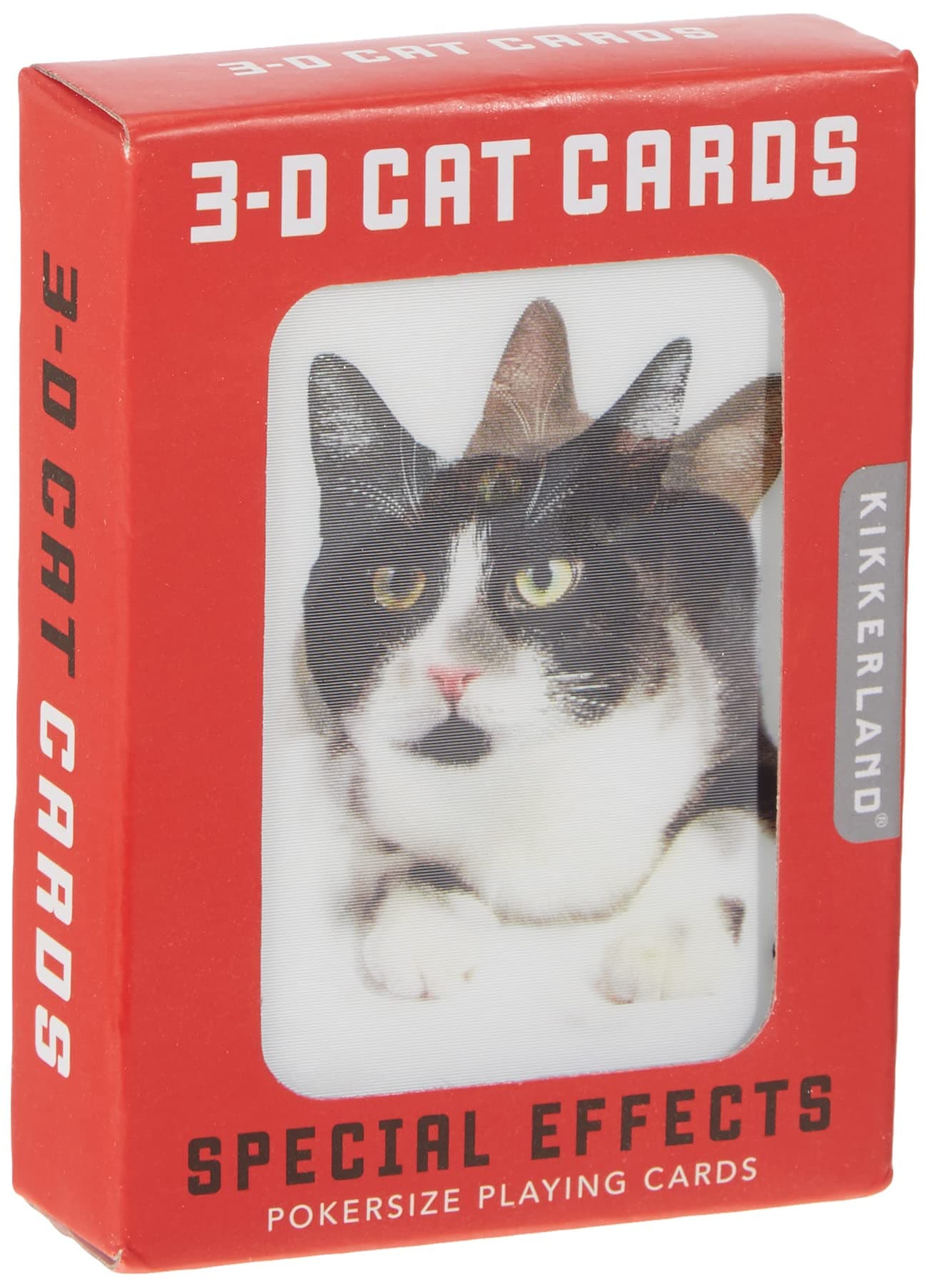 KIKKERLAND Cats 3D Playing Cards