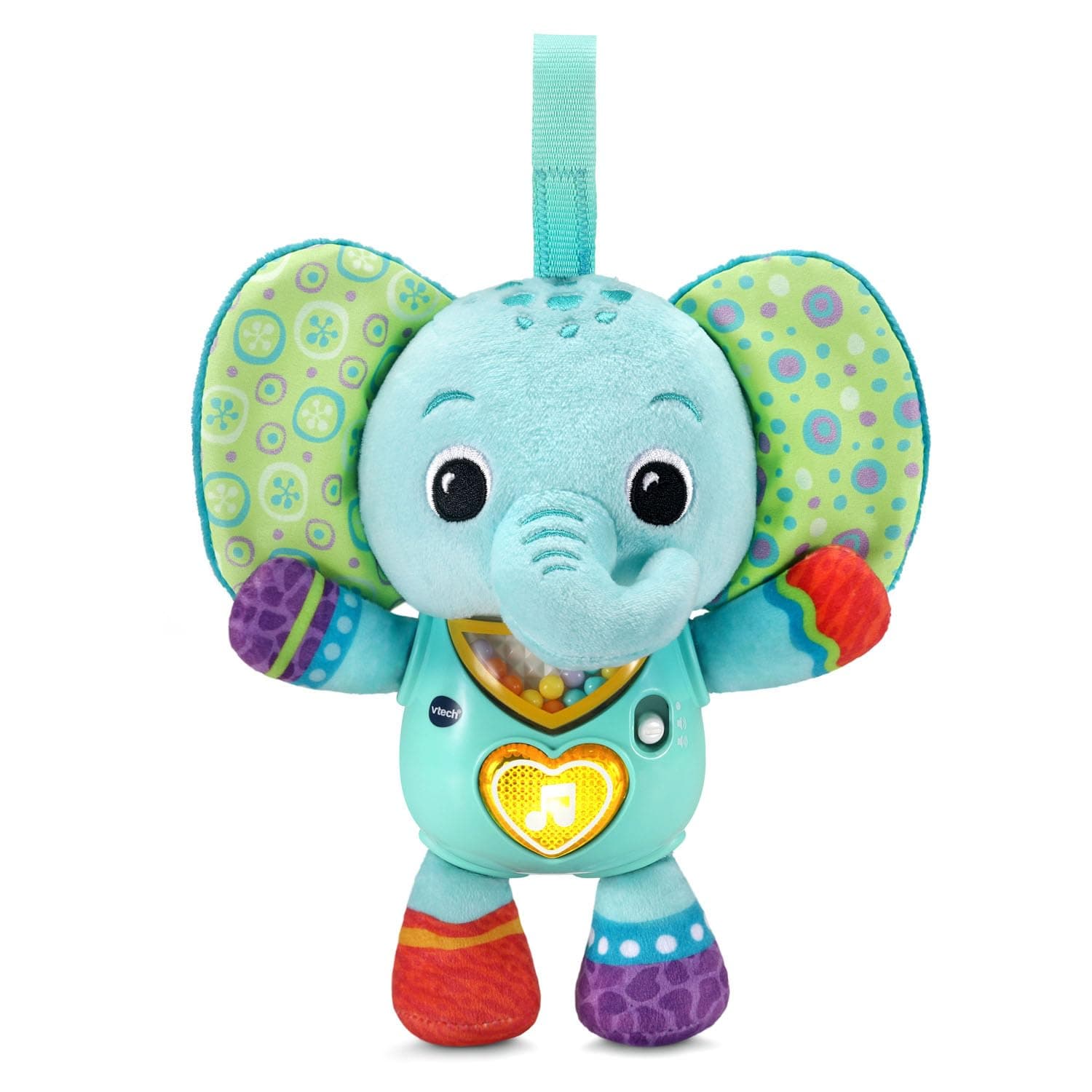 Infant Plastic Baby Cuddle And Sing Elephant,Multicolor