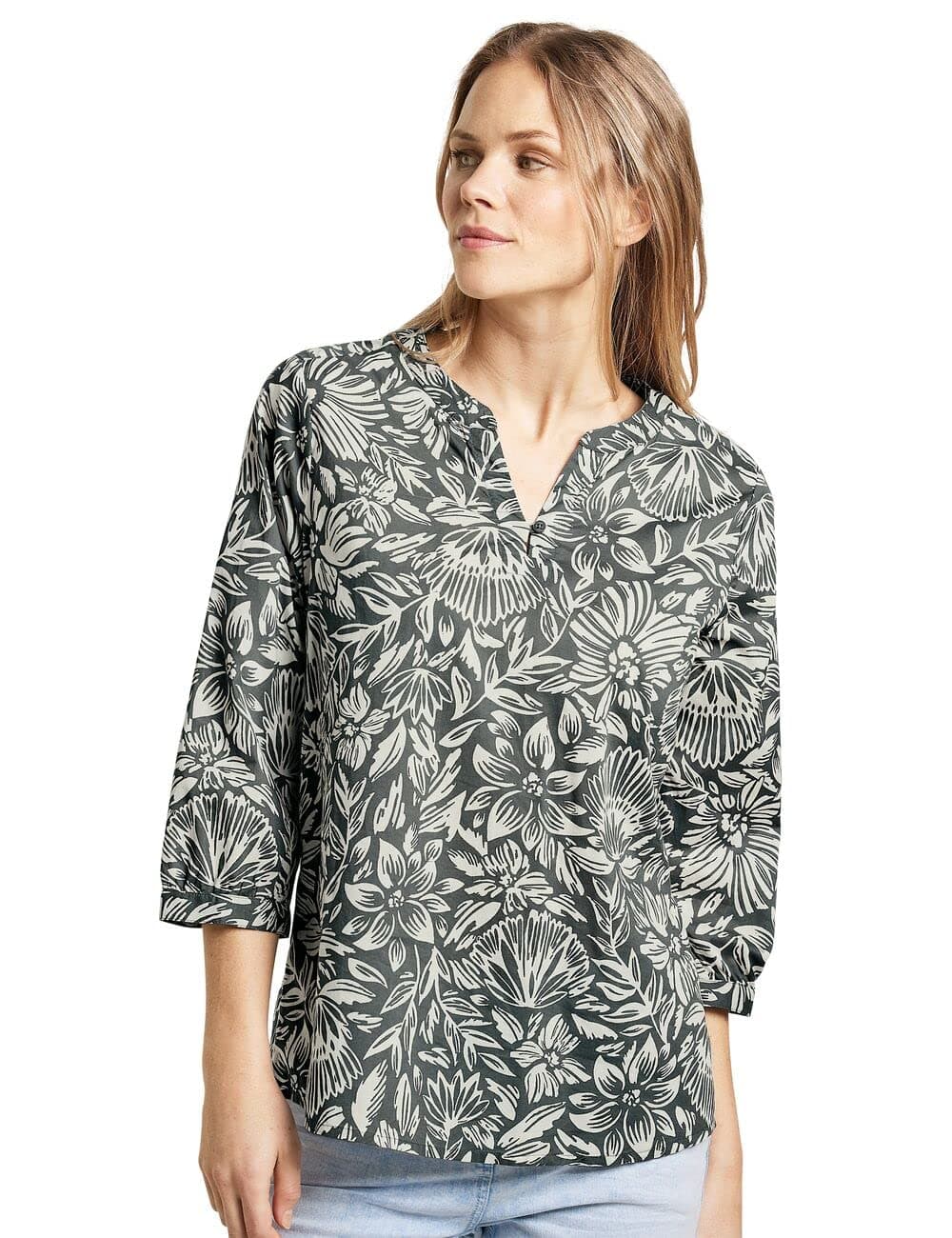 CecilWomen's Printed Blouse Shirt