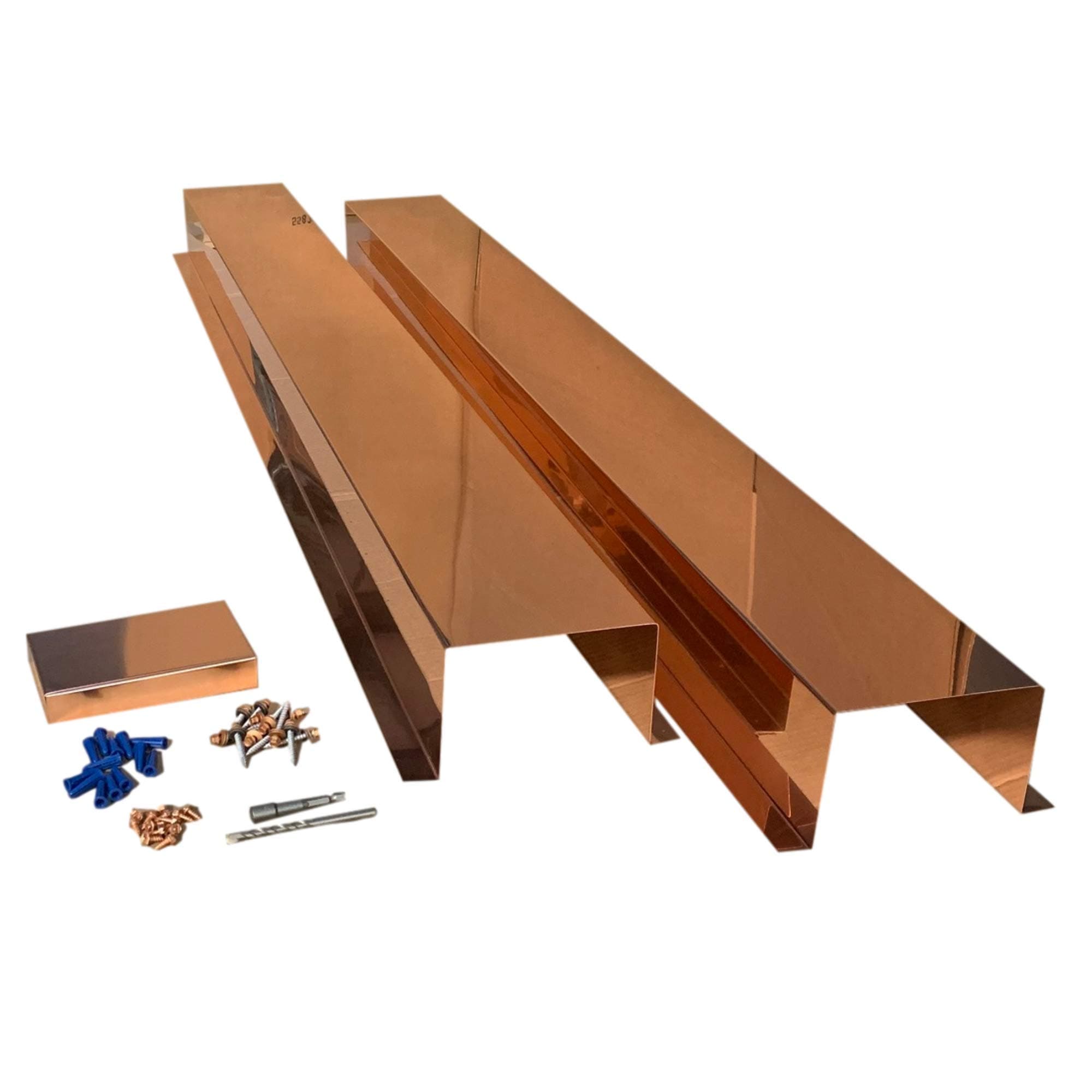 EAGLE 1 Metal Line Set Cover Kit for Mini Split and Central Air Conditioner & Heat Pump (Multiple Sizes and Colors) (6x4, Copper)