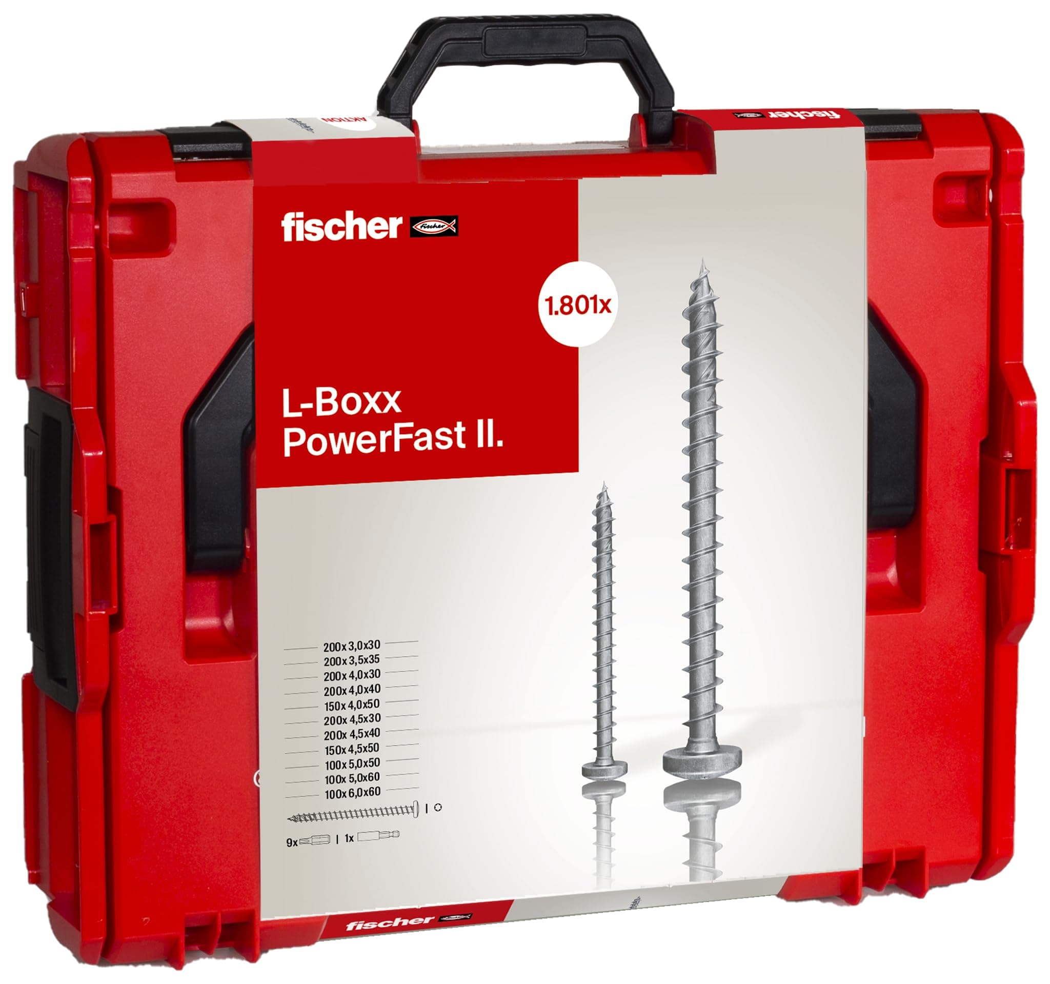 L-BOXX Assorted Box Quick, Convenient, and Flexible Assembly Across Various Applications (L-BOXX Screws, 1800)