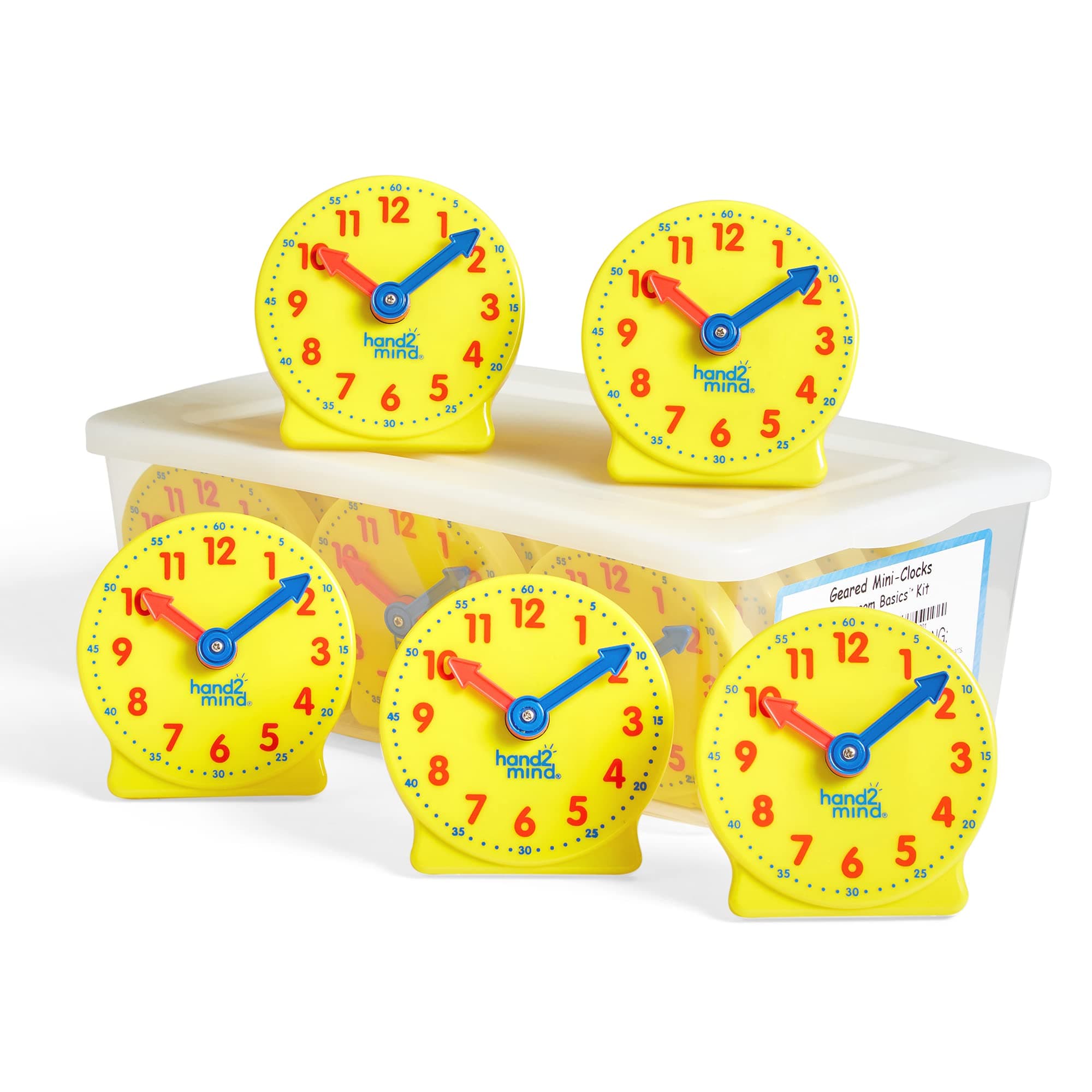 Geared Clocks Classroom Kit (Set of 24)