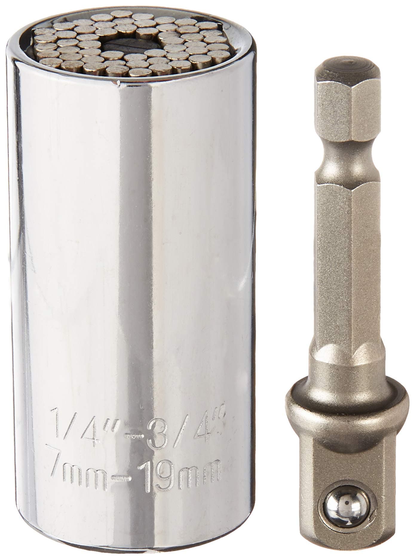 CONBEE Professional 7mm-19mm Universal Gator Socket Adapter Grip with Power Drill Adapter Tool Universal Repair Tools