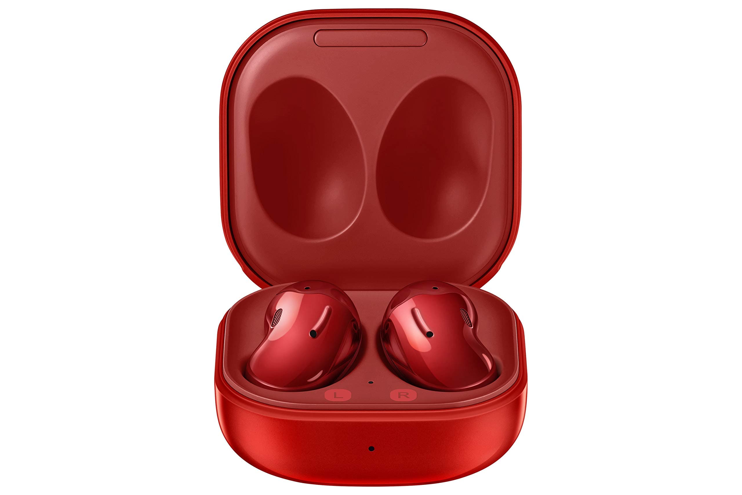 SAMSUNG Galaxy Buds Live True Wireless Bluetooth Earbuds w/ Active Noise Cancelling, Charging Case, AKG Tuned 12mm Speaker, Long Battery Life, US Version, Mystic Red