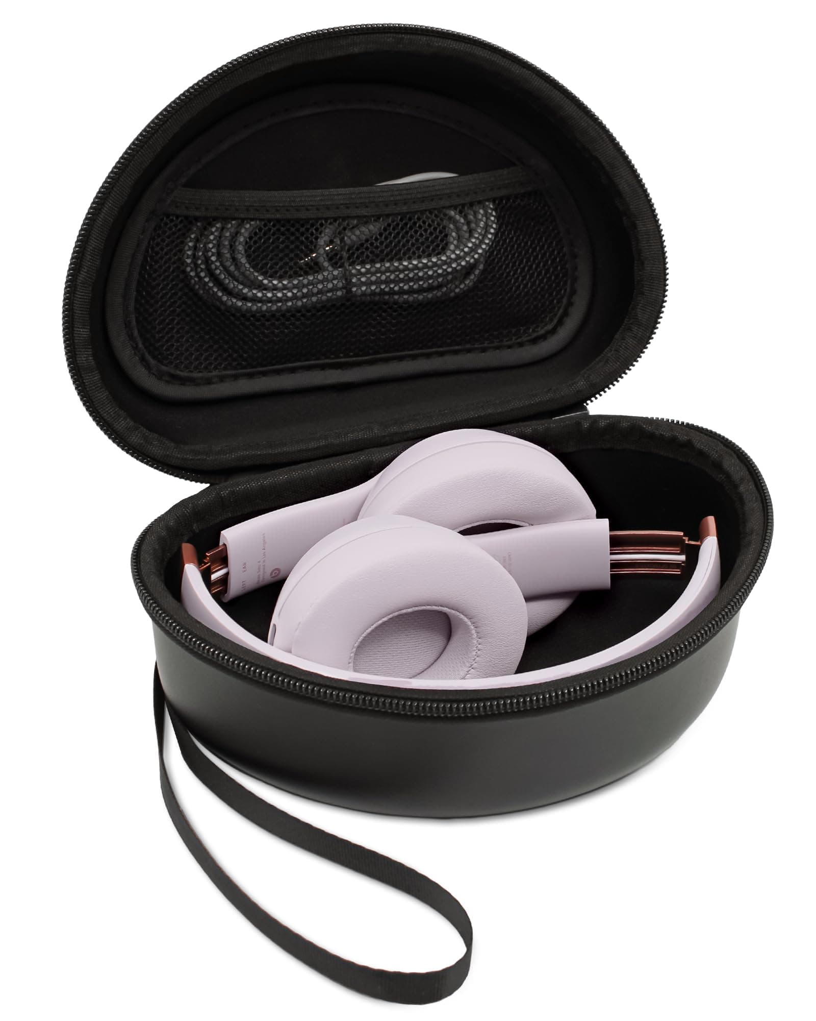 Hard Headphone case for Beats Studio Pro, Solo 3, Studio 3, Solo 2,Over Ear Headphone Carrying Case with Storage Cable Bag Strap for Travel