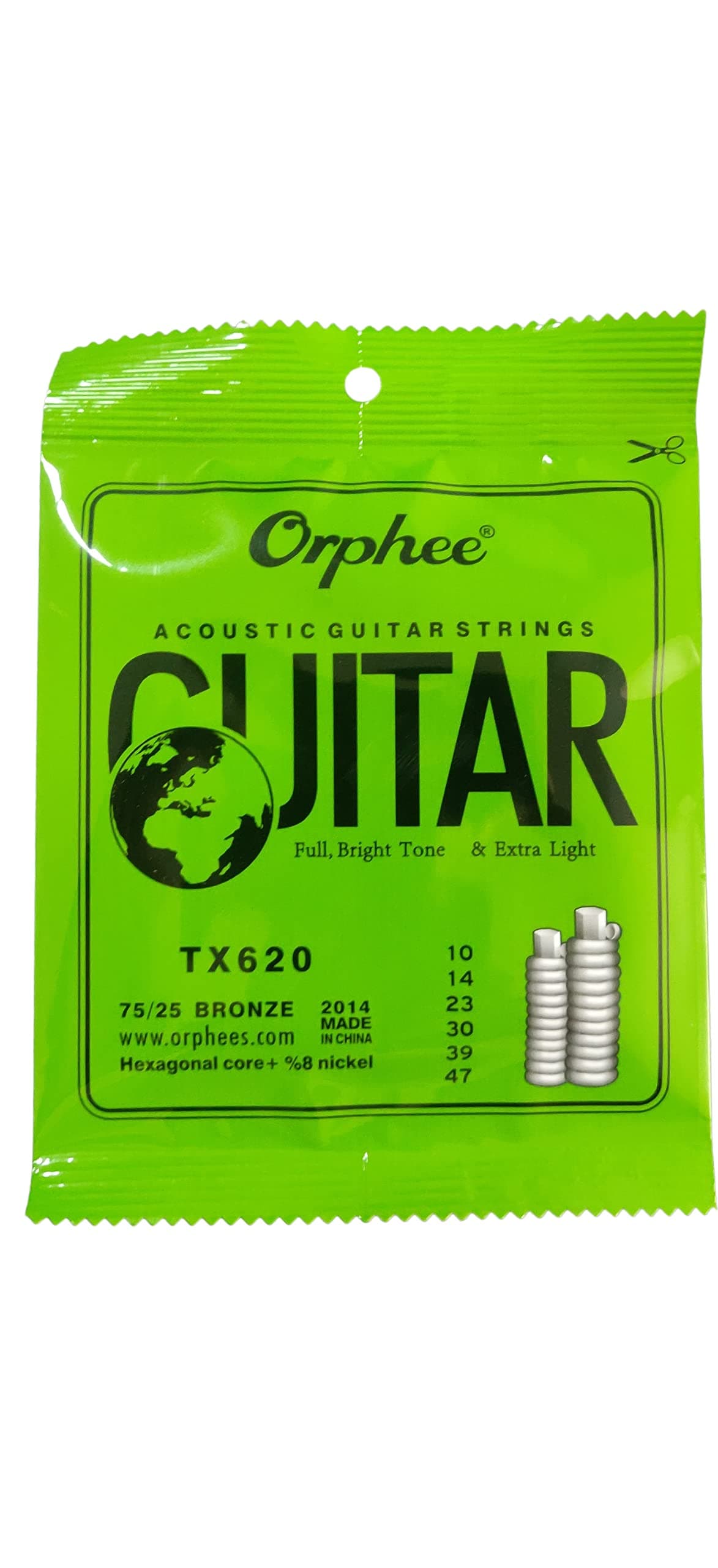ORPHEE ACOUSTIC GUITAR STRINGS TX-620 10-47