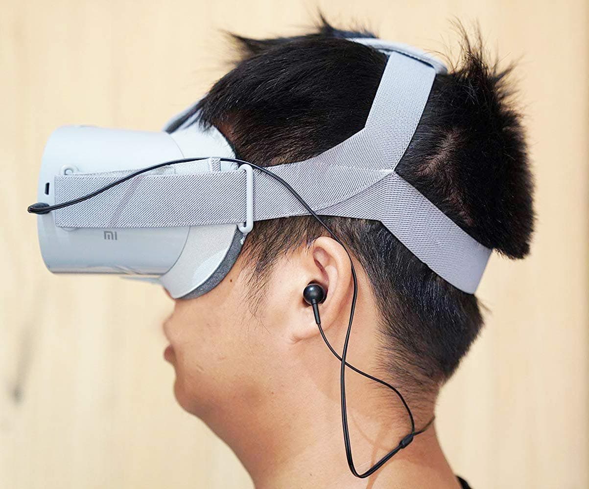 Short Cable Earphones custom made for the Oculus Go & Oculus Quest