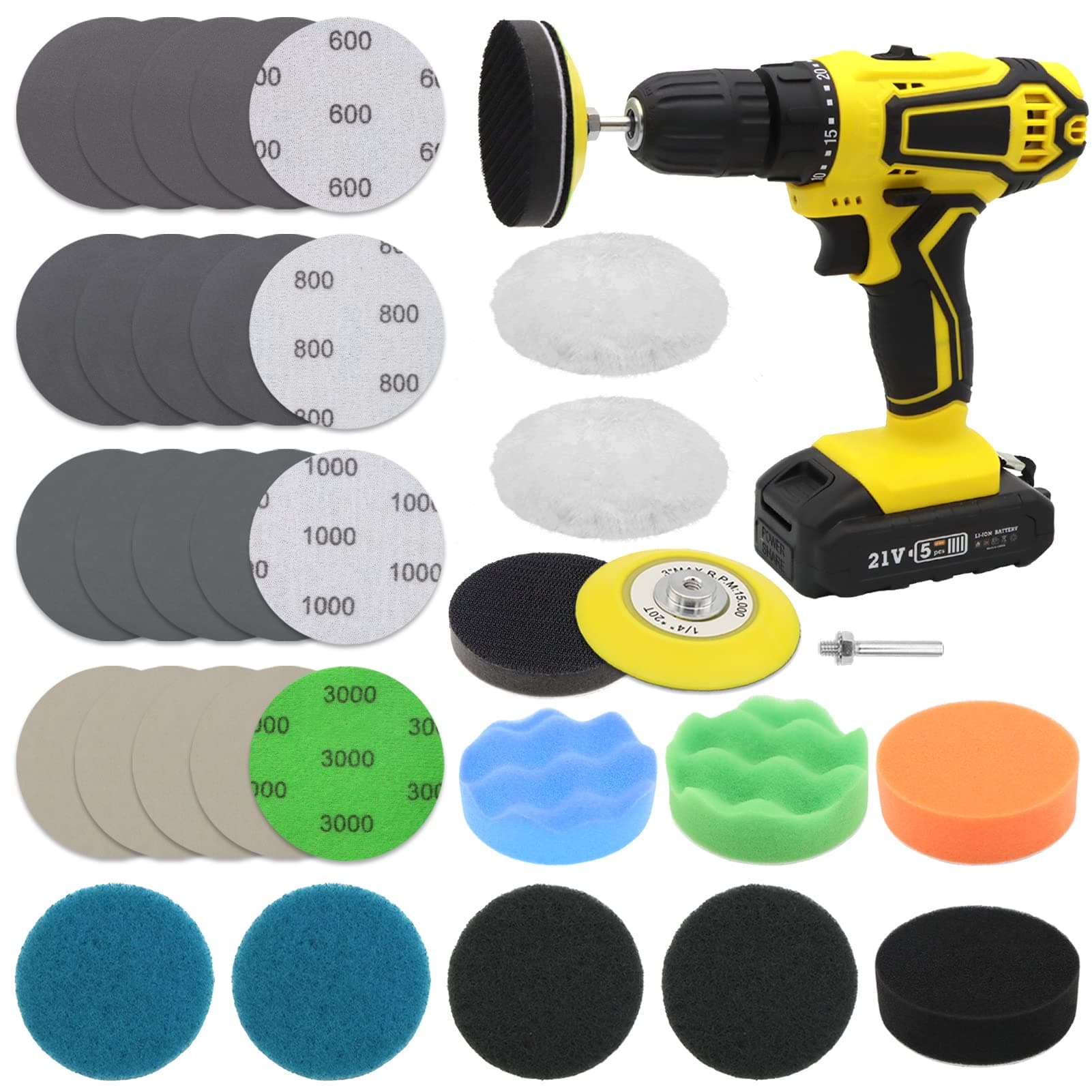 VIBRATITE 32PCS Headlight Restoration Kit