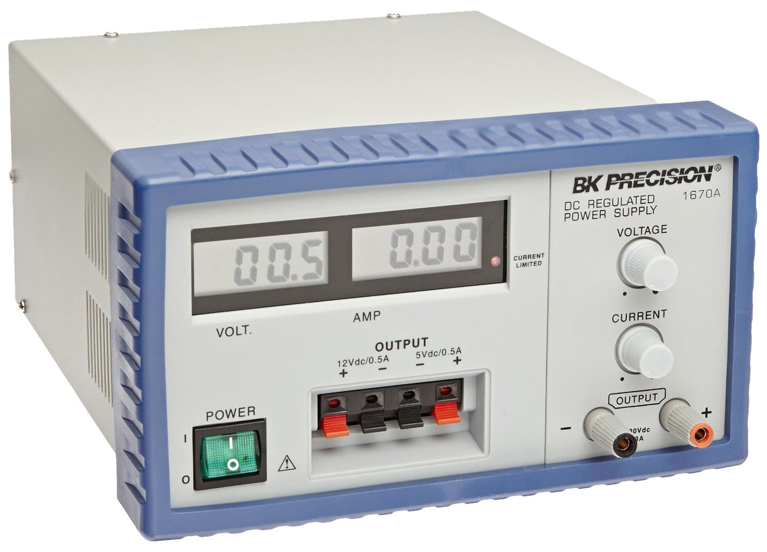 B&K Precision1671A Triple Output Digital Display DC Power Supply, 30V, 5A