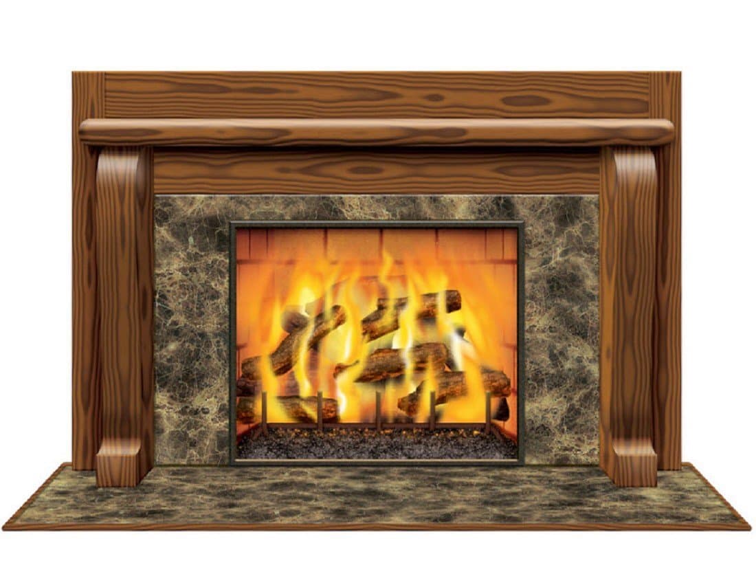 Fireplace Insta-View Party Accessory (1 count) (1/Pkg)