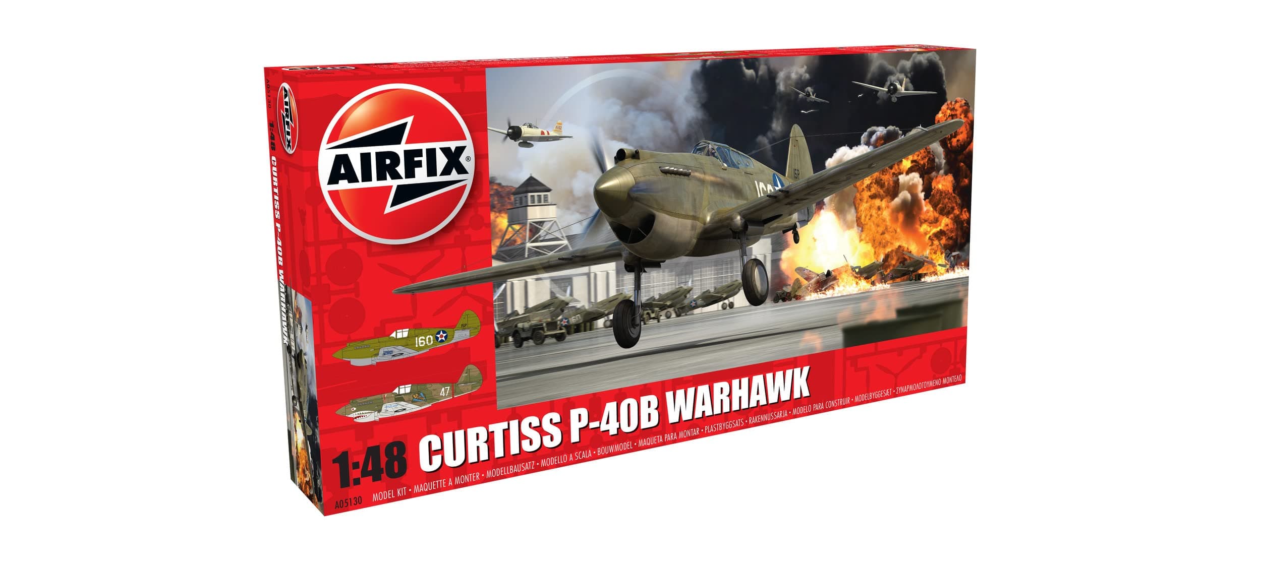 Curtiss P-40B Warhawk - 1:48 Scale Model Kit