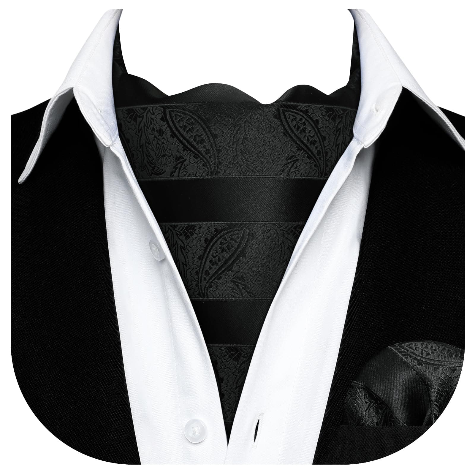 Men's Ascot Cravat Set