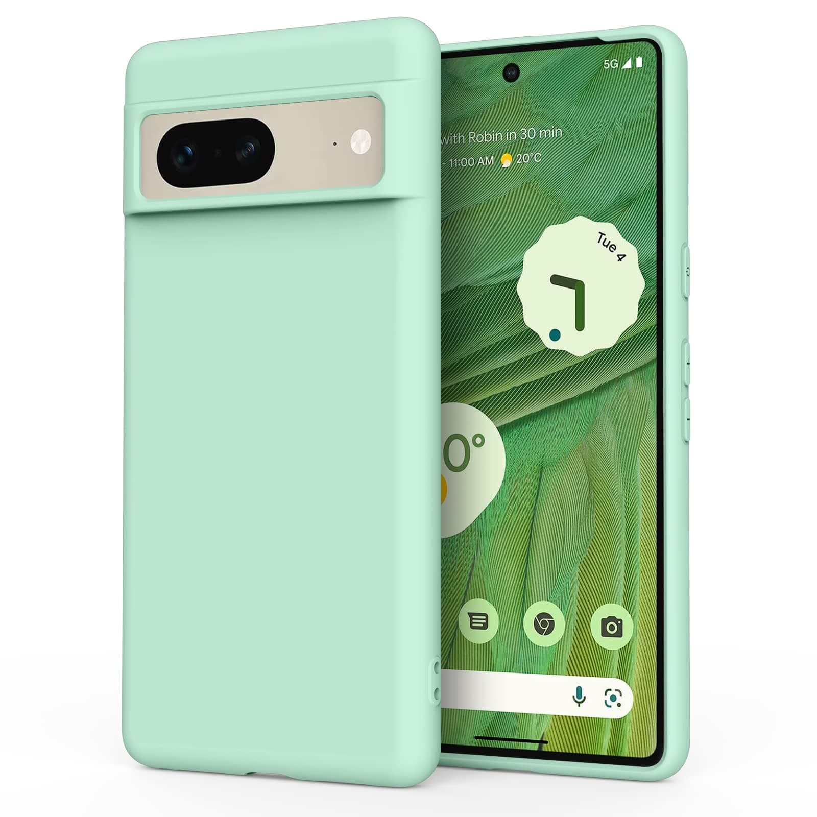 Vanjua Case Compatible with Google Pixel 7, Stylish Silicone Slim Full Body Protective Phone Cover for Google Pixel 7 Case 6.3 inch