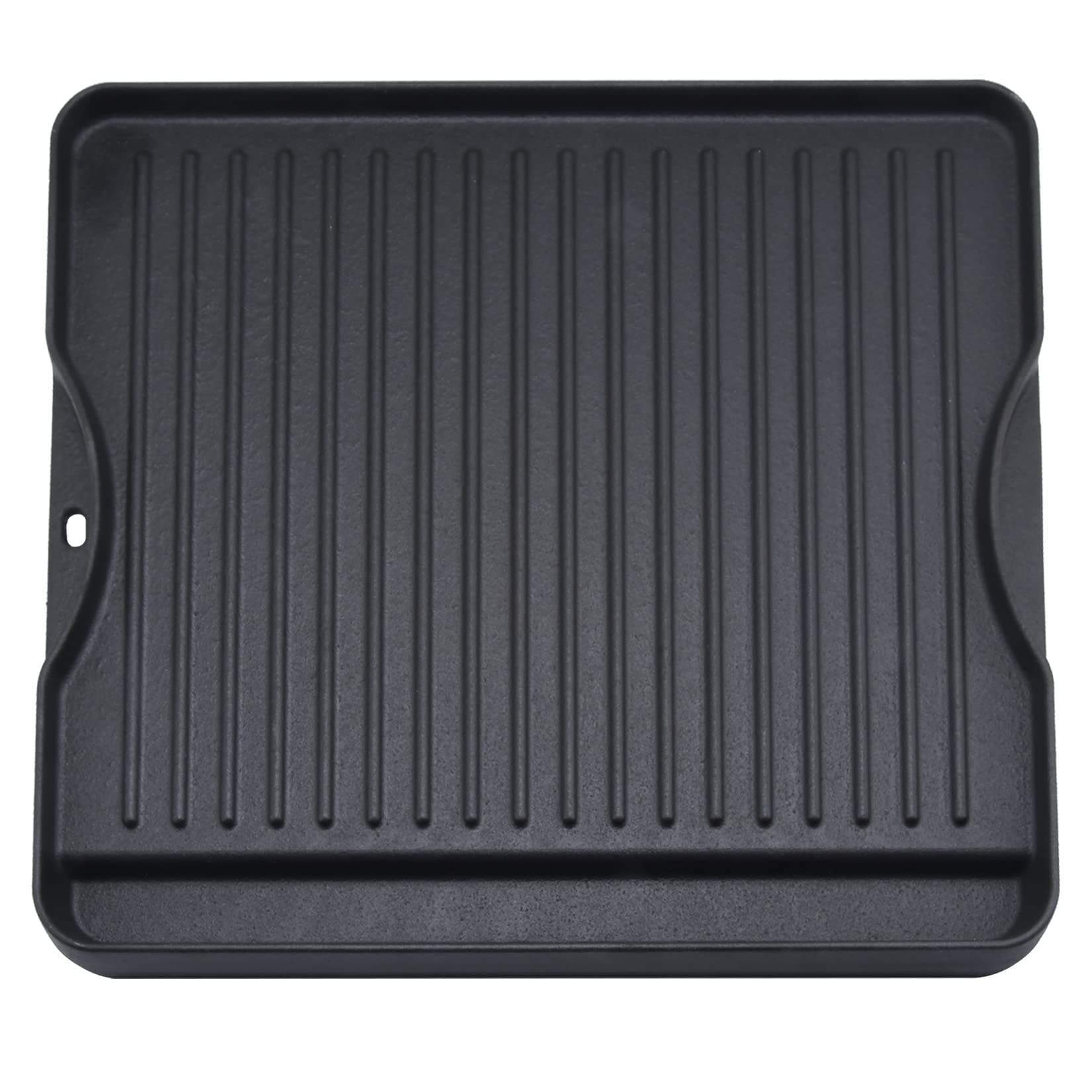 Reversible Cast Iron Grill Griddle for All Camp Chef 14" and 16" Stoves, Double Side Griddle for Camp Chef Explorer 2-Burner, 3-Burner, Single Burner Stove, Cooking Surface 14" x 16"