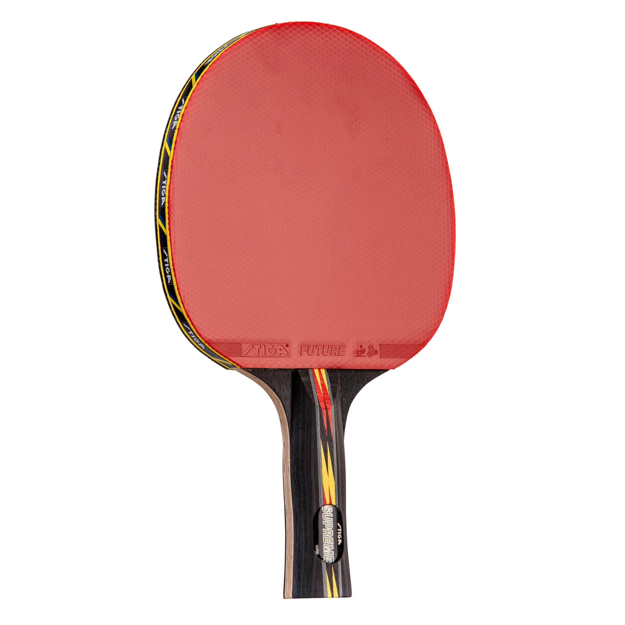 Stiga Supreme Performance-Level Table Tennis Racket Made With Ittf Approved Rubber For Tournament Play - Features Stiga Acs For Control And Speed