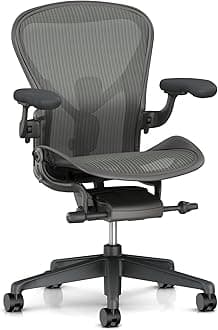 Herman Miller Aeron Remastered Chair (Black, C)