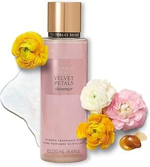 Velvet Petals Shimmer Body Mist for Women, 250 ml