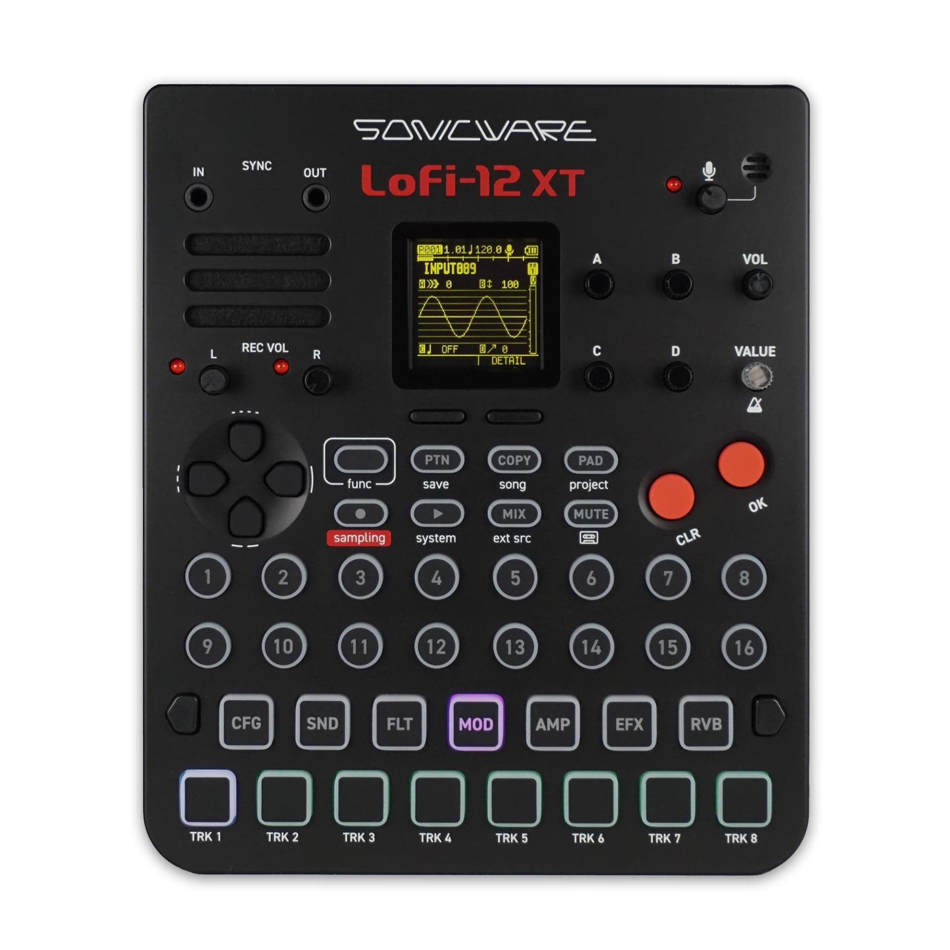 Lofi-12 XT [Low-res Digitized Sampler] 12/24kHz Early-Digital Sound Sampling+12-bit Sampler mode, Compact/Lightwight/Battery-powered《Try Now, Intro Deal!》