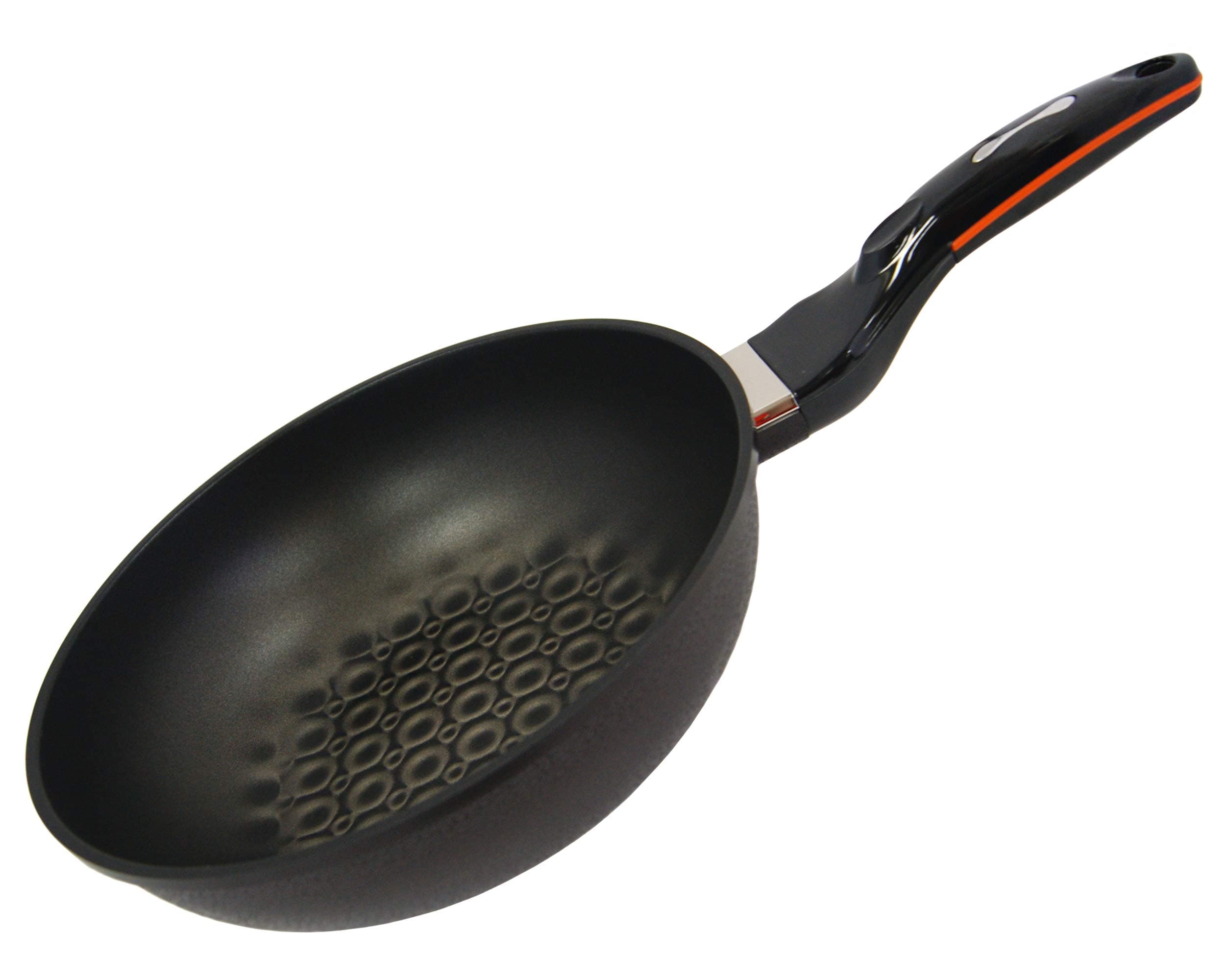 Evermore 3D Bubble Diamond Nonstick Wok (10" (3.5" Deep)) - 26cm