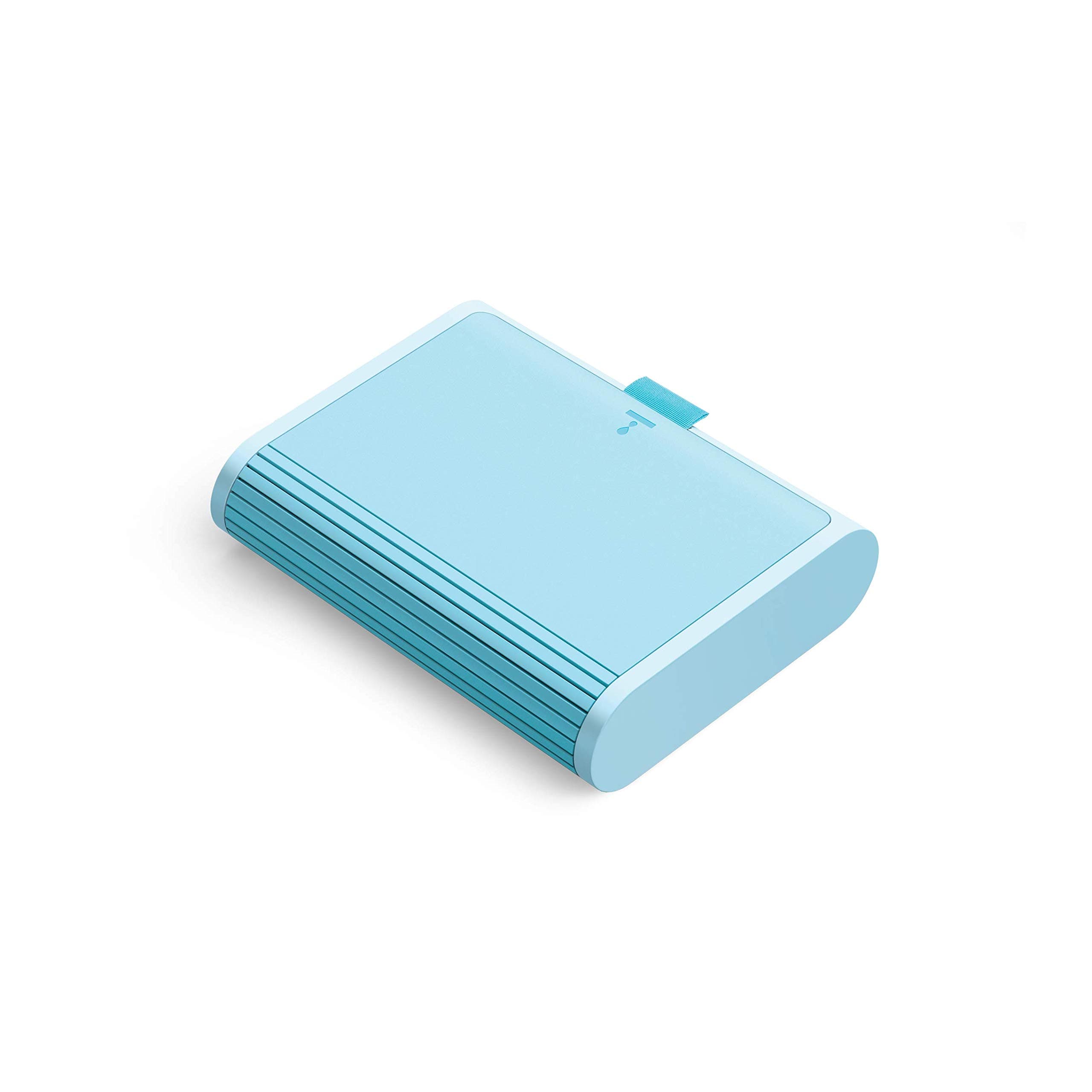 Prepd Pack Lunchbox Set - Durable, Sleek Lunchbox Set with Built-In Placemat, Leak-Proof Portion Control Food Storage Containers + Magnetic Cutlery (3-Piece Set, Blue)