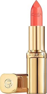 L'Oréal Paris Color Riche Satin Smooth Lipstick, Moisturising Pure Pigment Lip Colour, With Omega 3 & Vitamin E, 373 Magnetic Coral