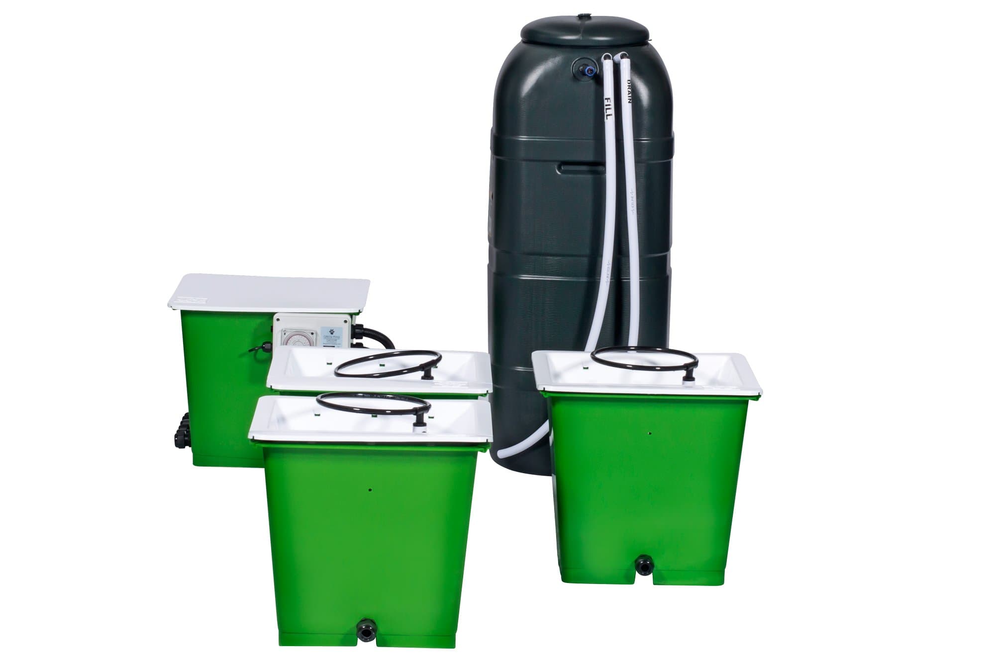 The Green Man System3 Pot Hydroponic Grow Kit