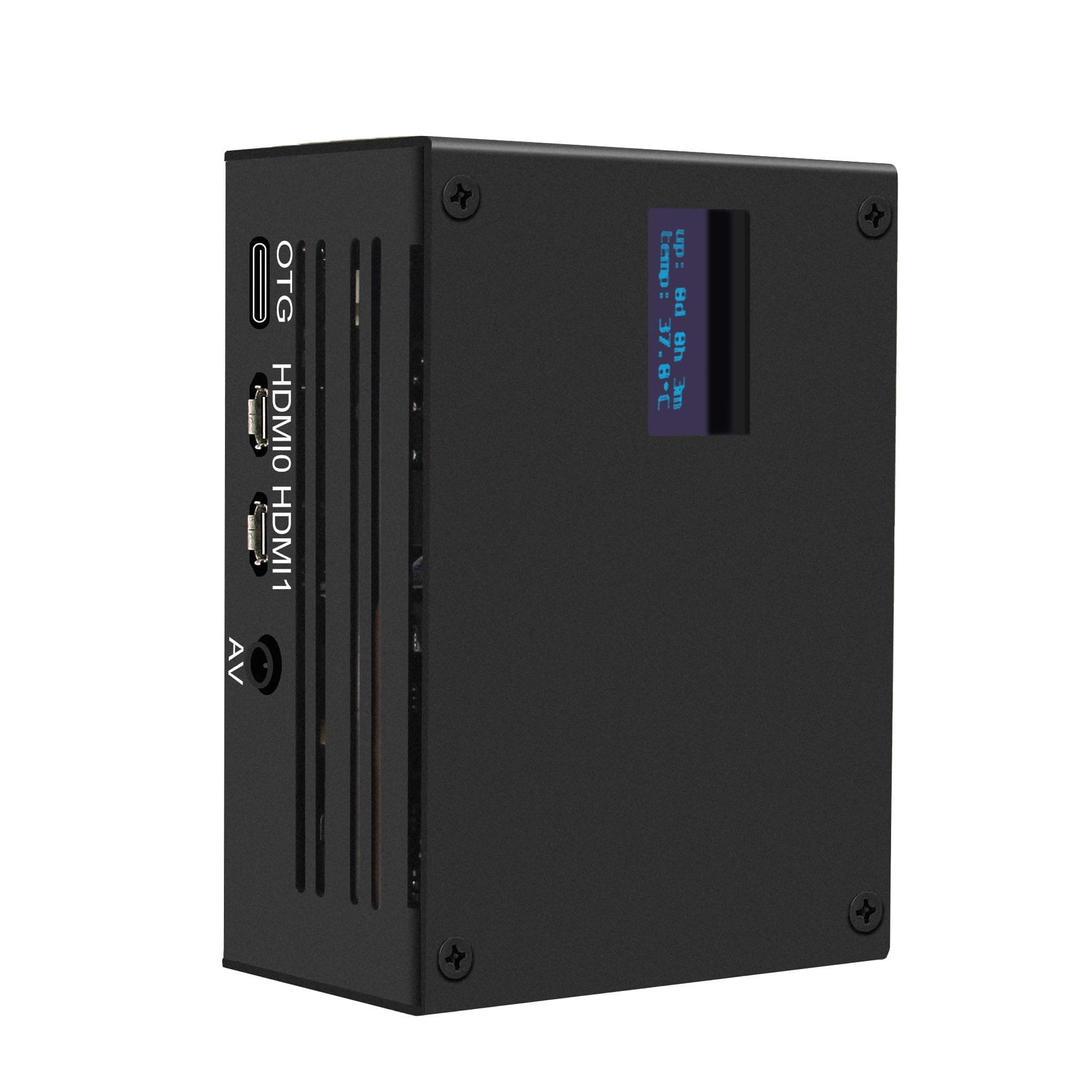 Geekworm KVM-A3 Kit With Raspberry Pi 4 Case Compatible With PiKVM ATX HDMI CSI for Model B Only (Not Include Pi)