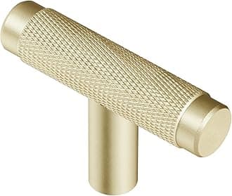 AITITAN 10 Pack Gold Drawer and Cabinet Knobs - 50mm Length, Gold Finish