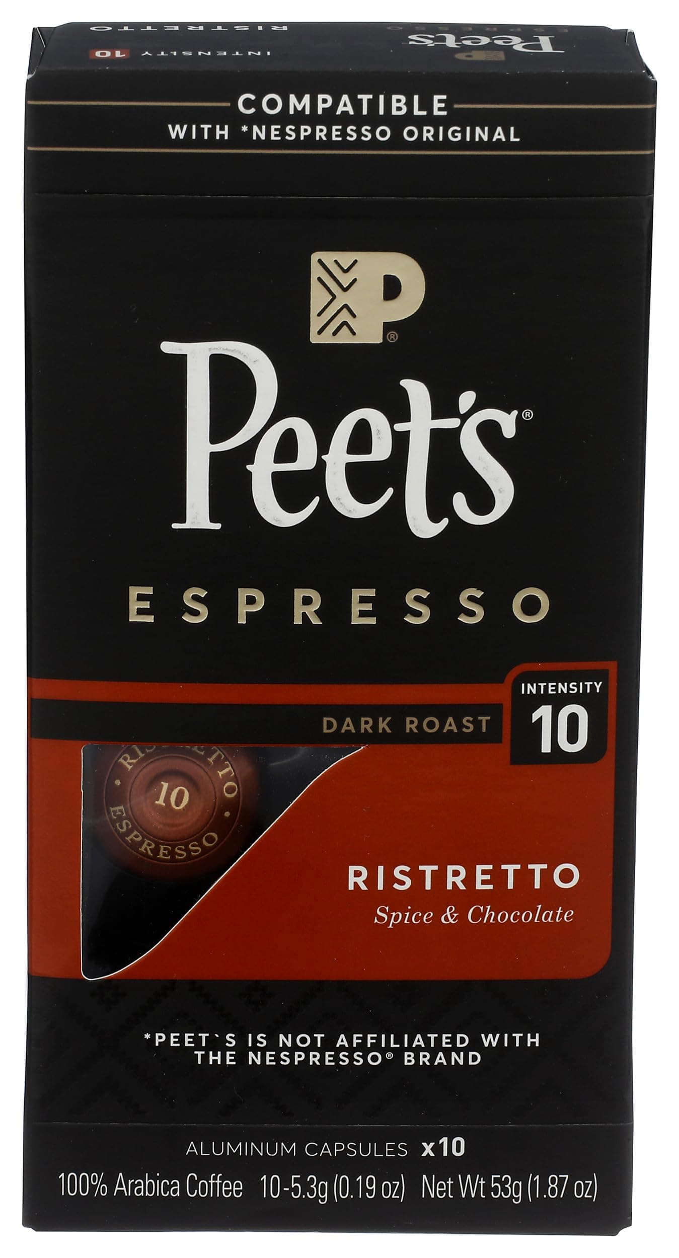 & Tea Ristretto Capsules, 1.87 OZ