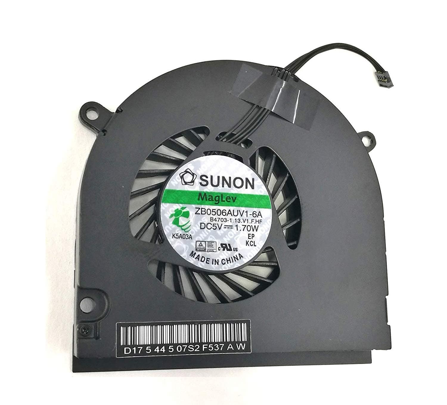 TB Replacement For Macbook Pro 13" A1278 A1342 A1280 CPU Cooling FAN 661-4946 661-9530 Model Year 2009-2010-2011-2012