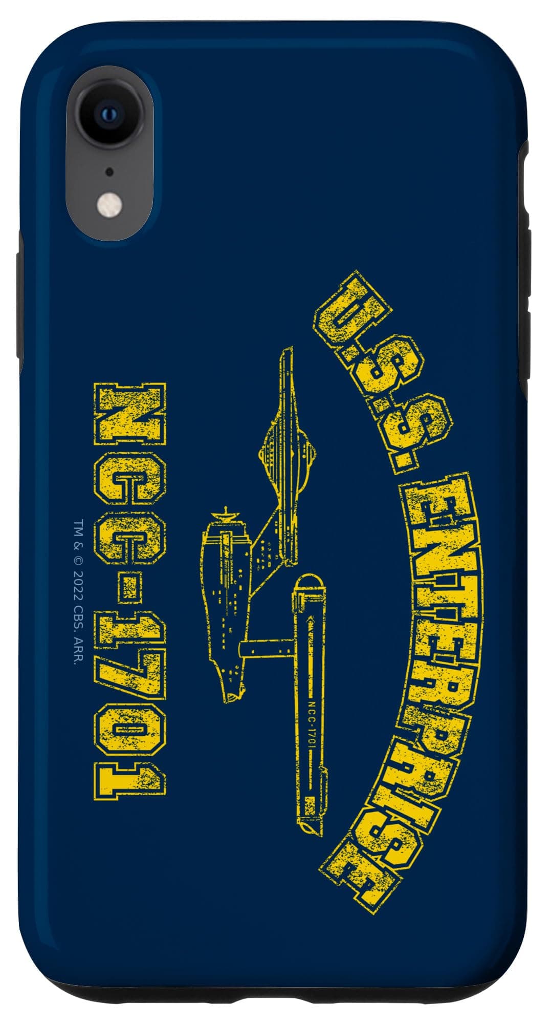 Star Trek Enterprise Athletic Case for iPhone XR