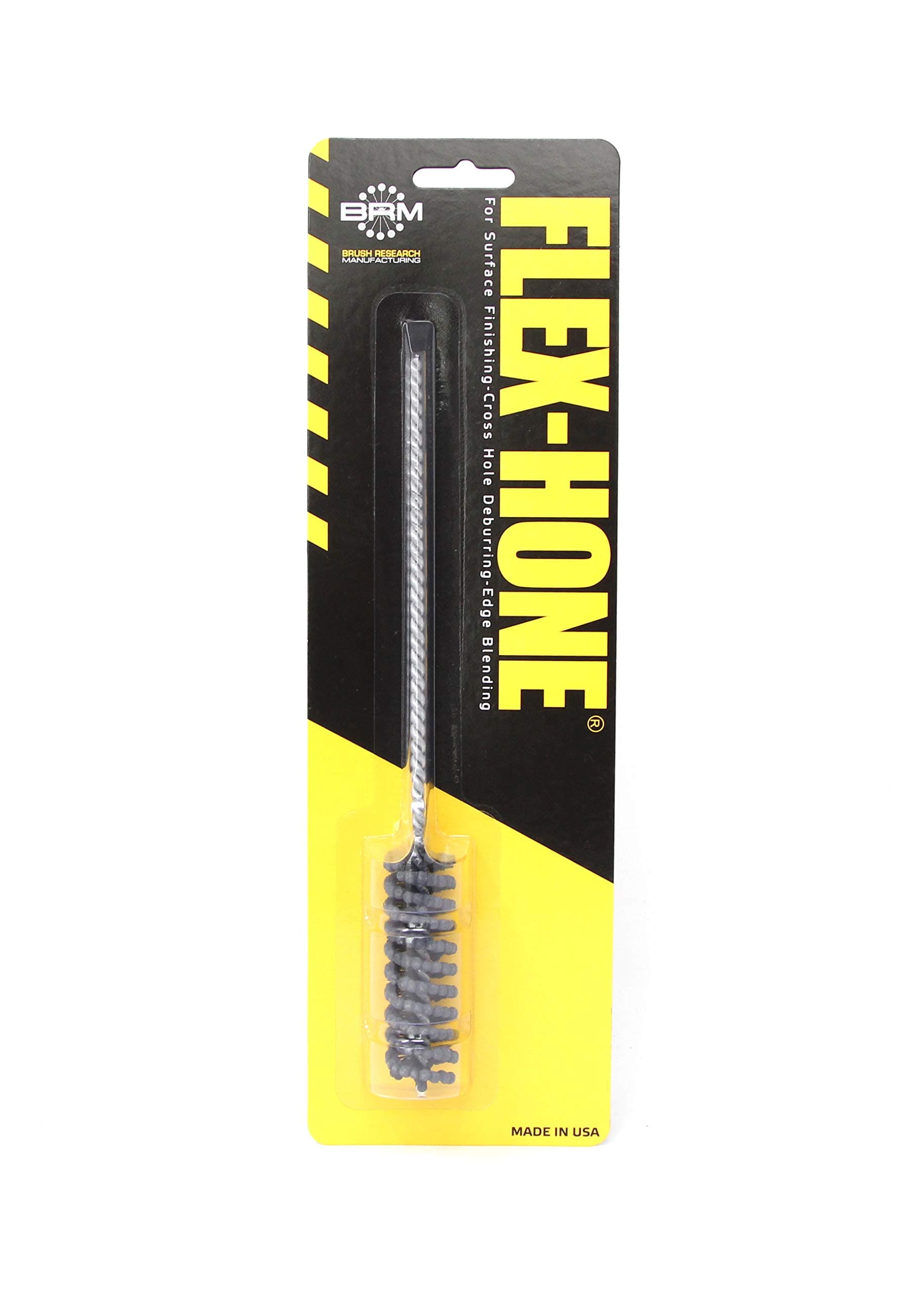 Flex-Hone 320 Grit 5/8"/16mm Bore Size 0.190" Shank Size 8" OAL Standard-Duty Silicon Carbide Flex Hone