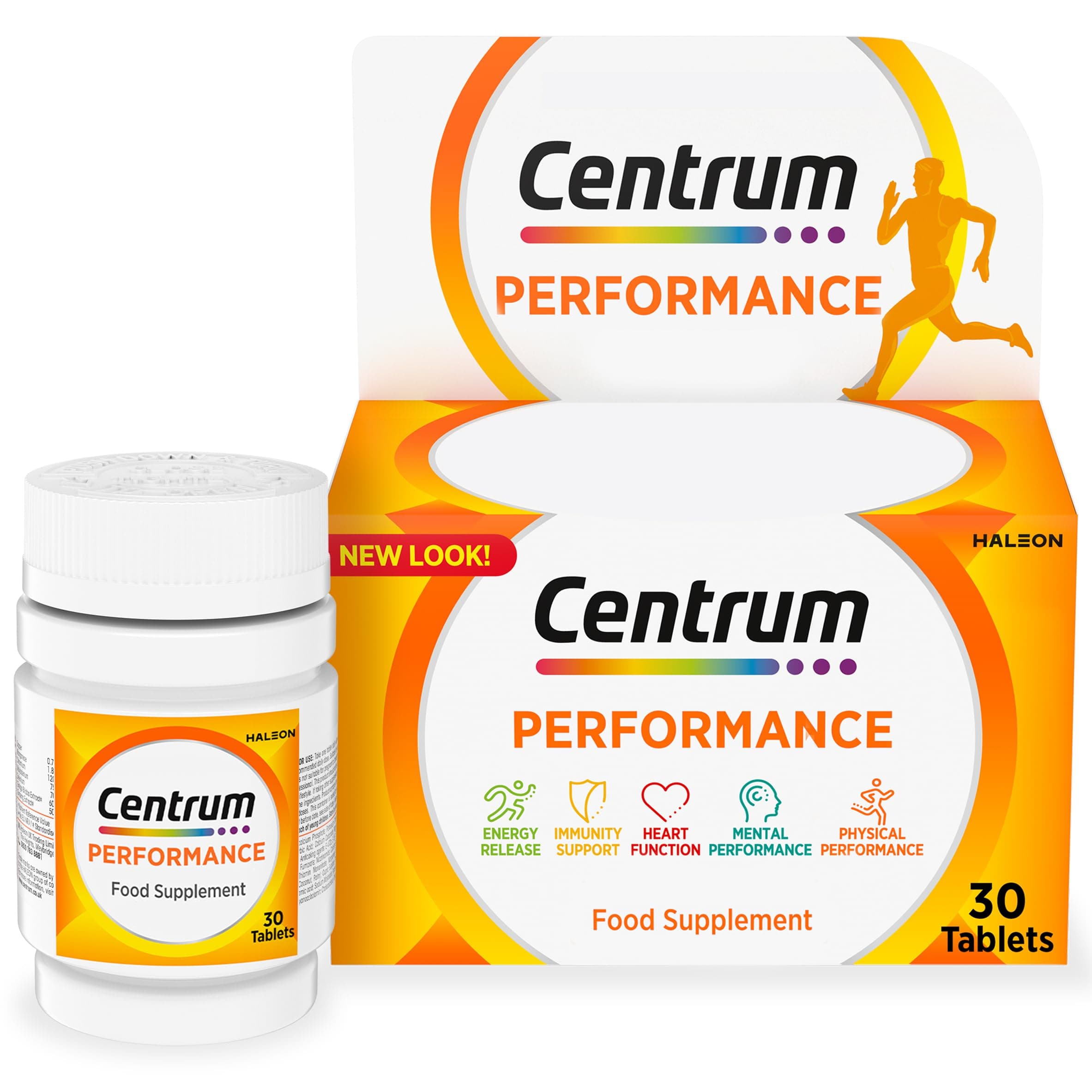 Performance Tablets Multivitamin & Mineral Supplements, 21 essential nutrients, including vitamin C, D, and Iron, 30 ct