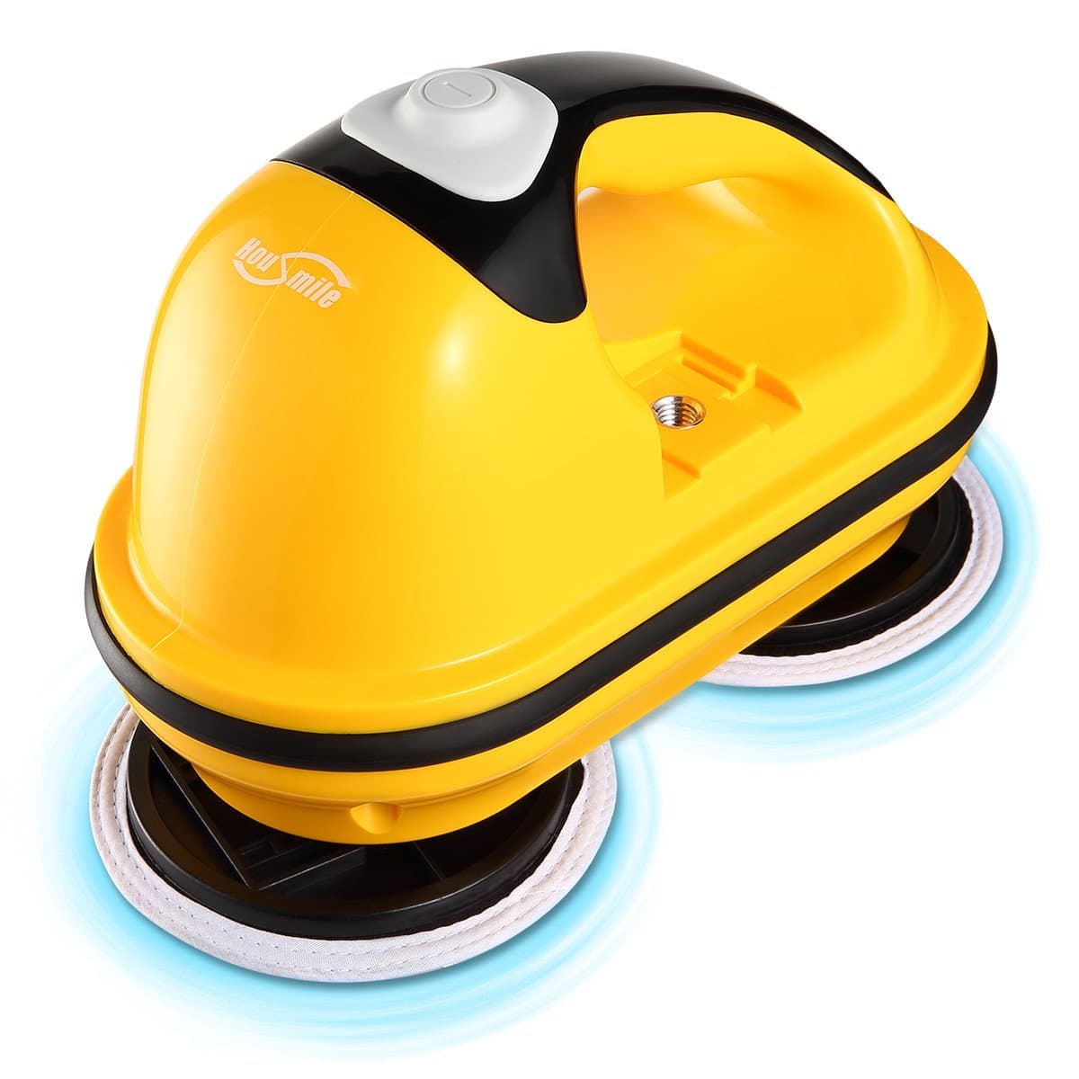 Housmile electric spin mop, powerful floor cleaner with adjustable handle, spin mop polisher and scrubber for all surface floor