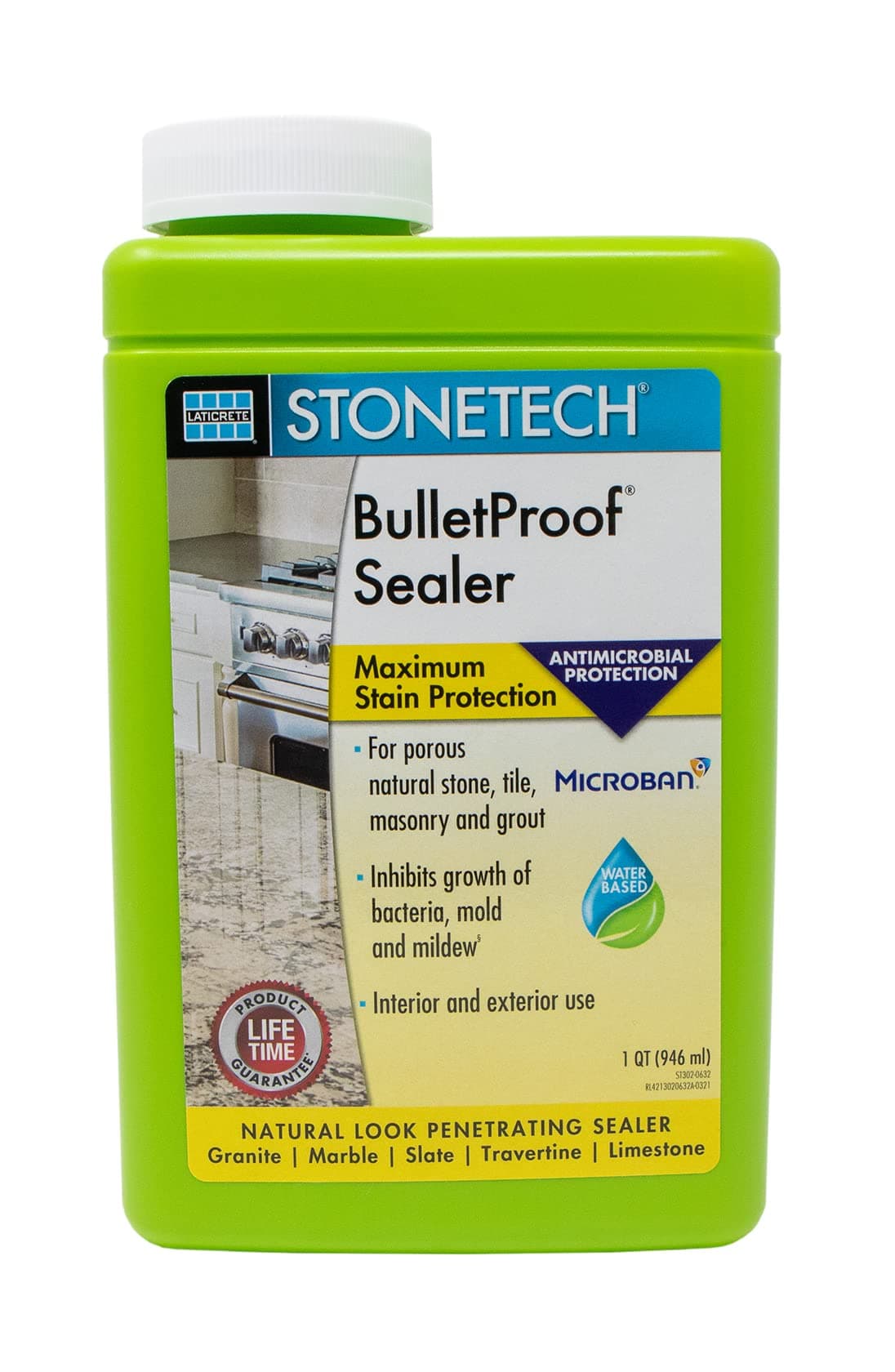 BPSS12-32 BulletProof Stone Sealer, 1-Quart