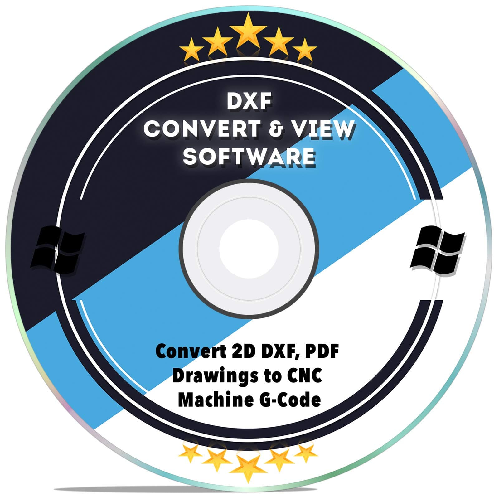 DXF Software dxf2gcode CAD Viewer Converter 2D DXF, PDF Drawings to CNC Machine G-Code for Windows 10 8 7