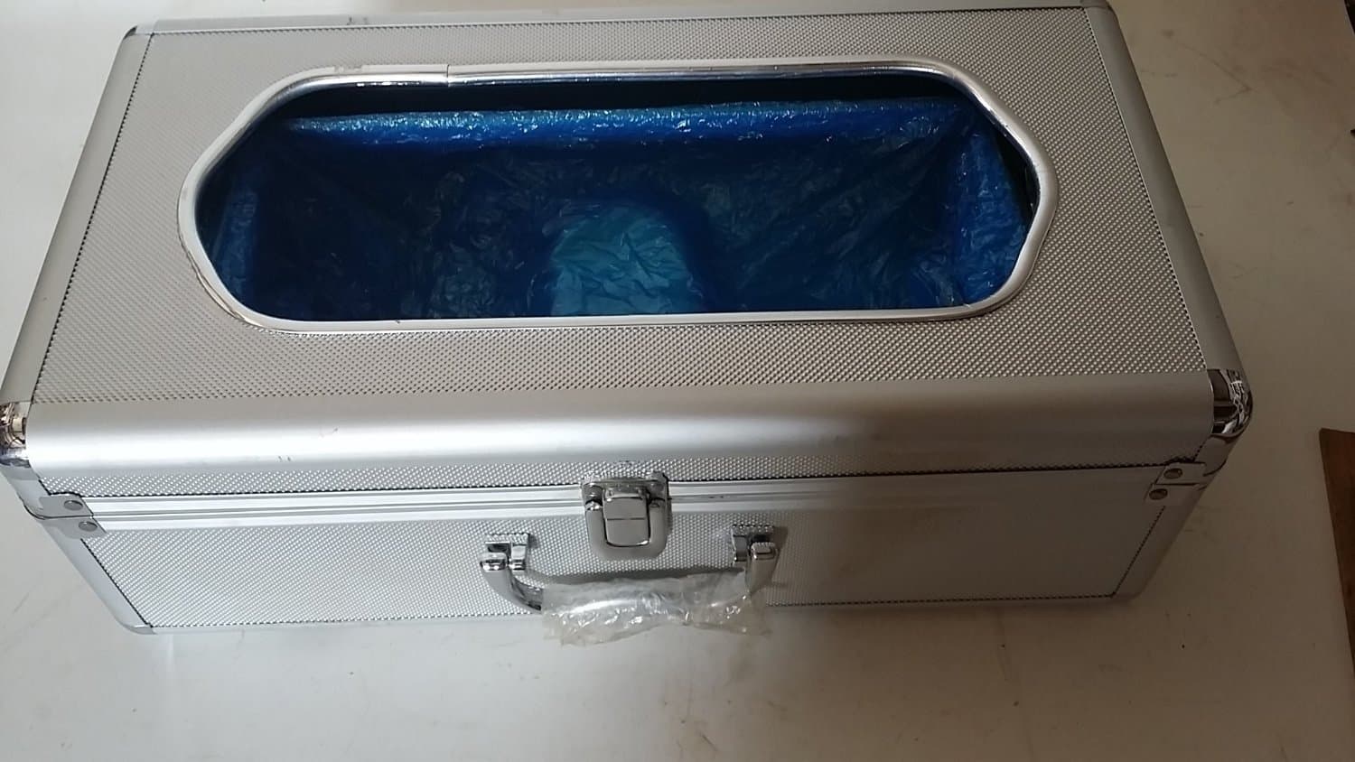 New Professional Automatic Shoe Cover Dispenser Machine with Refill Covers