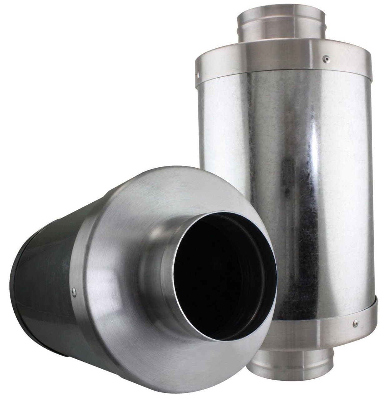 VenTech VT FS-6 FS6 Muffler Noise Reducer Silencer System for Inline Duct Fan, 6"