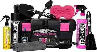 Muc Off Ultimate Bicycle Cleaning Kit - Must-Have Kit to Clean, Protect and Lube Your Bike - Includes Bike Cleaner, Bike Protect, Brushes and More