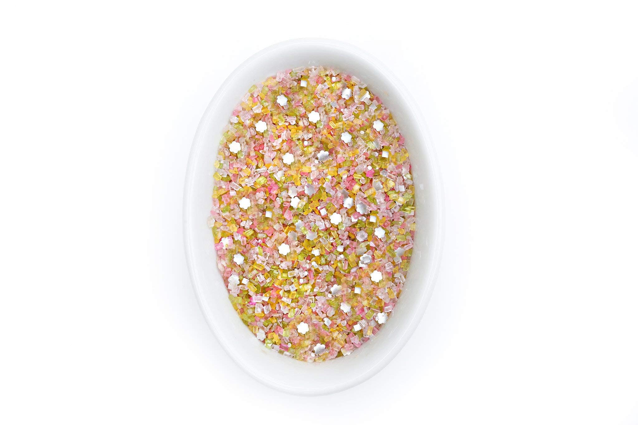 'In Bloom' Bakery Bling Glittery Sugar with Spring Daisies