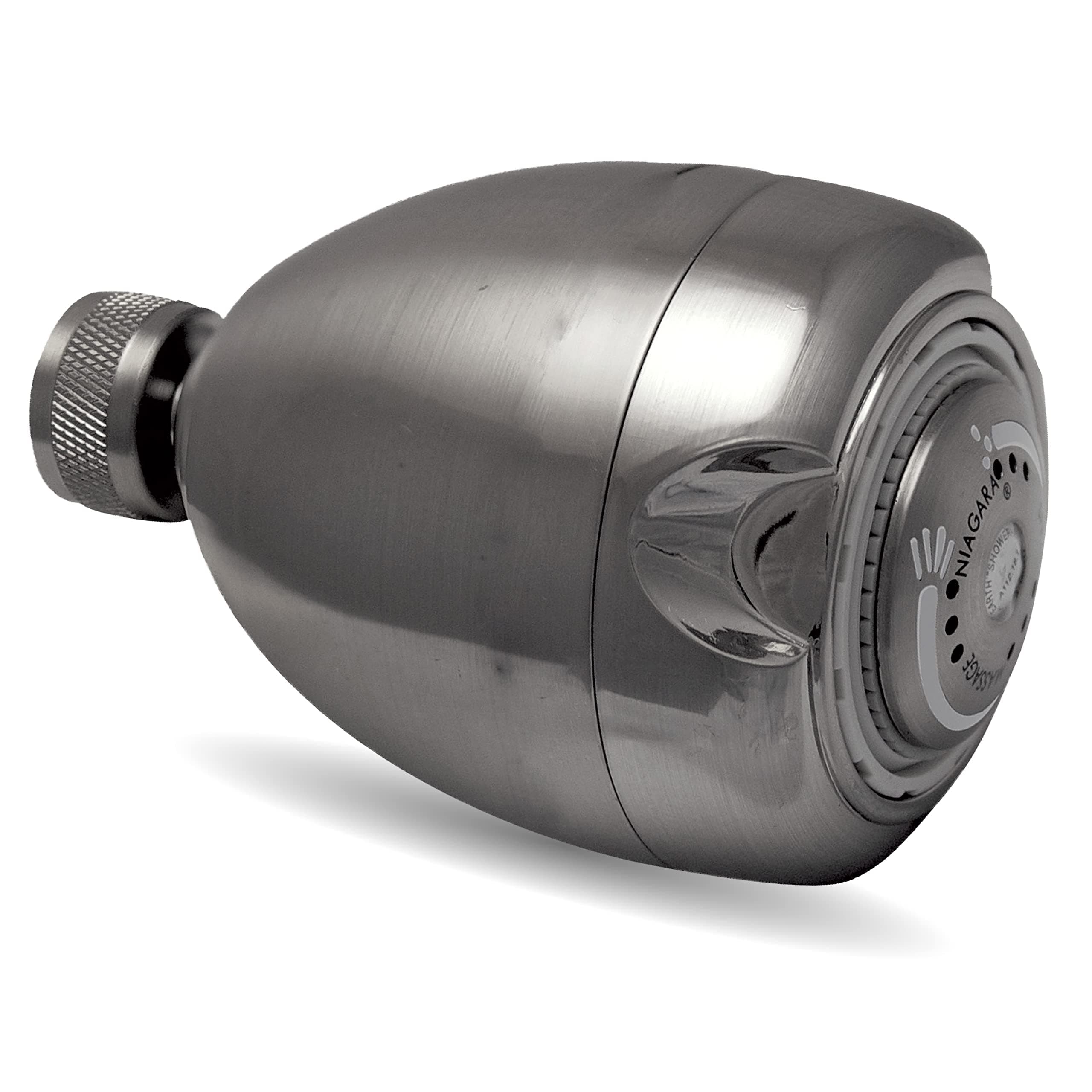 Niagara ConservationHigh Efficiency 1.5 GPM Earth Spa 3-Spray Showerhead in Brushed Nickel, N2915BN Fixed Shower Head