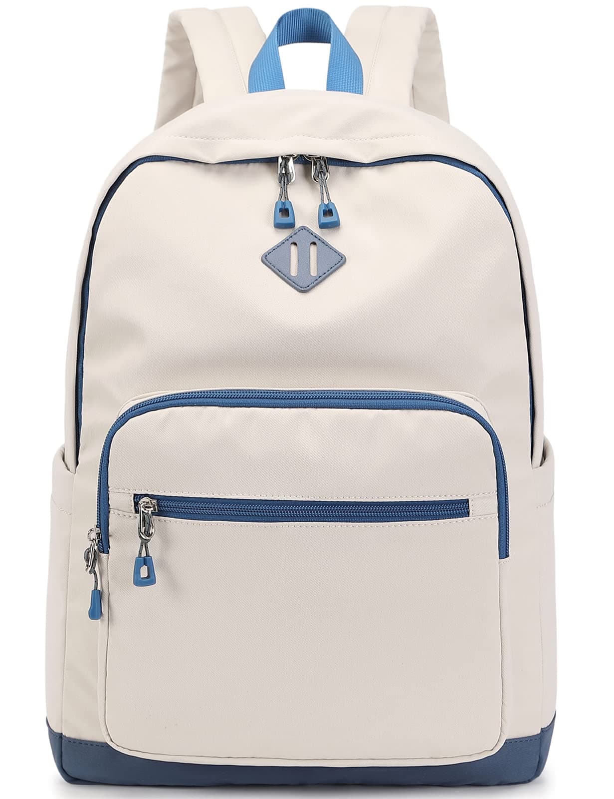 Backpack, School Backpack travel Laptop Backpack, Students College Backpack Bookbag for Girls Boys Teen Women -Beige