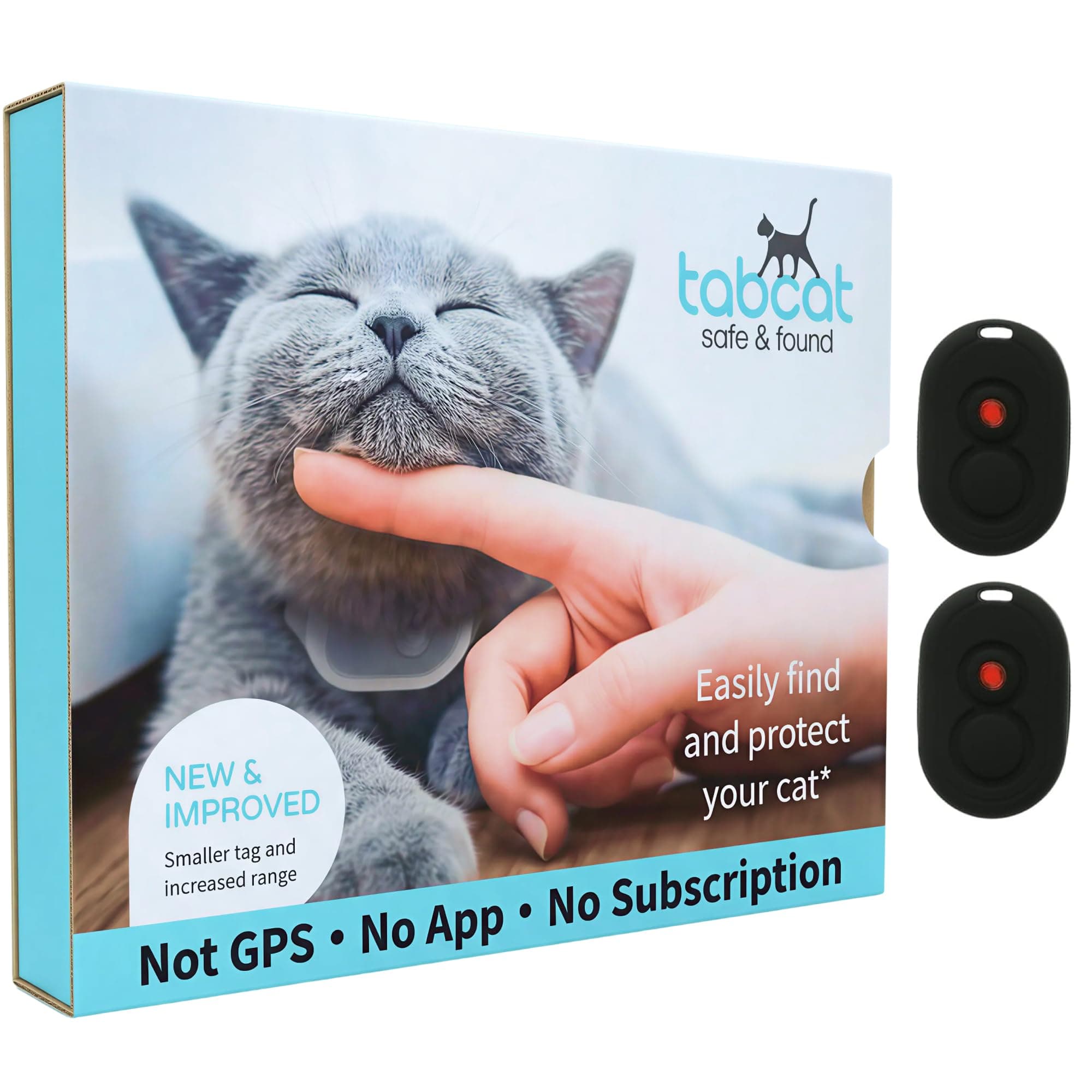 V2 Cat & Kitten Tracker - More Accurate than GPS - No Monthly Fee or Subscription - Includes 2 Homing Tags - Up To 150m Range - Small & Lightweight Tags Perfect to Find Indoor & Outdoor Cats