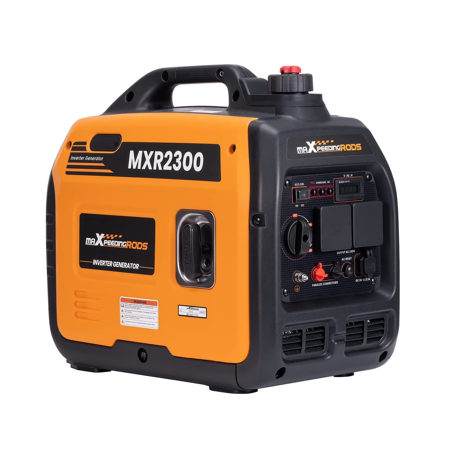2300W Portable Inverter Generator 4 Stroke Silent Pure Sine Wave Generator for Camping, Caravan, Motorhome