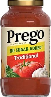 Prego Traditional No Sugar Added Pasta Sauce, 23.5 Oz Jar