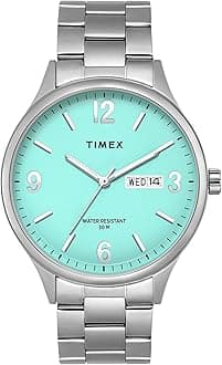 TIMEXAnalog Watch for Men with Round Dial & Water Resistant Man's Wrist Watches